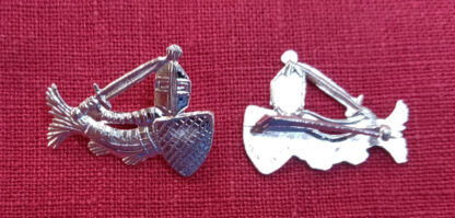 Front and back of MerKnight brooch